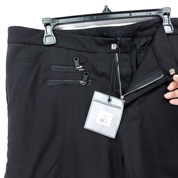 Rocnation Paper Planes Tag Mens 2XL Cargo Pants Black Joggers New $228.00 - Picture 8 of 14